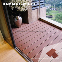 All Weathering Resistance High Friction Wood Plastic Composite Hollow Decking WPC